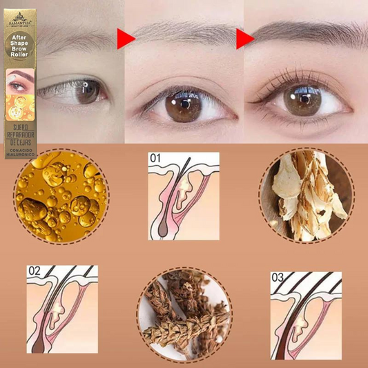Suero Reparador y Calmante para Cejas (After Shape Brow Roller) con Ácido Hialurónico