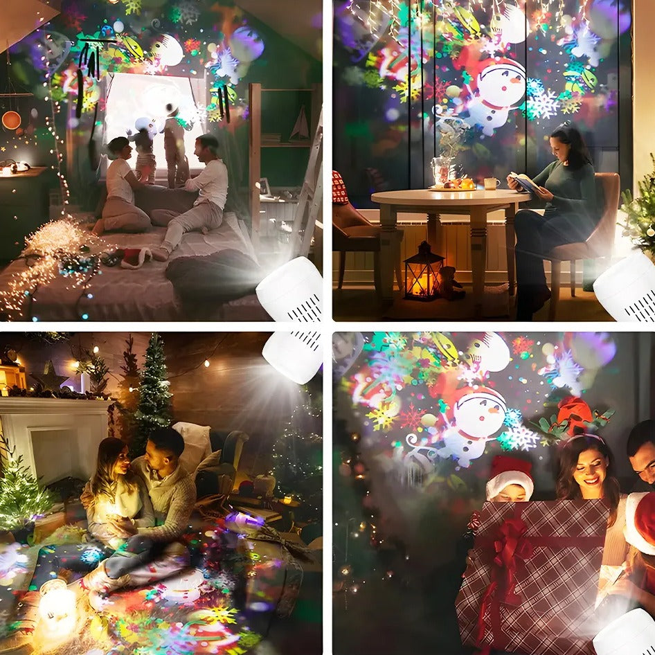 Mini proyector navideño