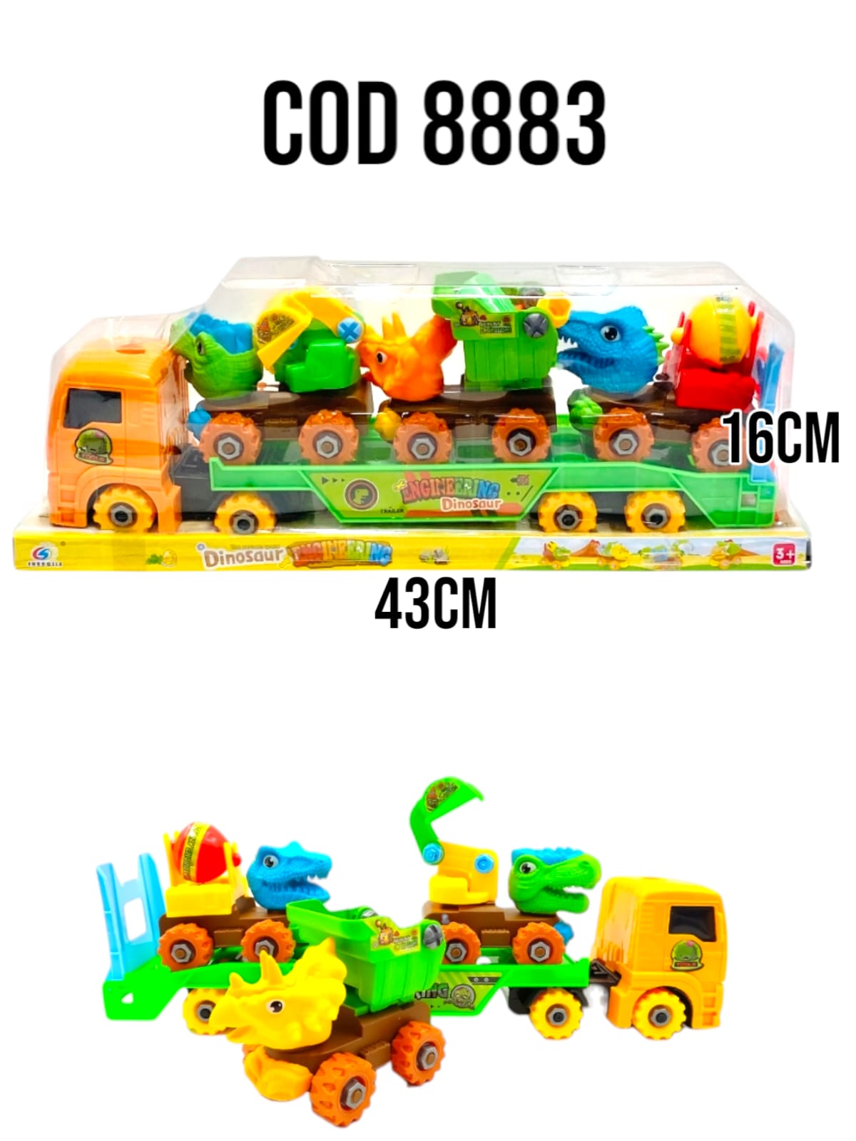 Mega camión dinosaurios