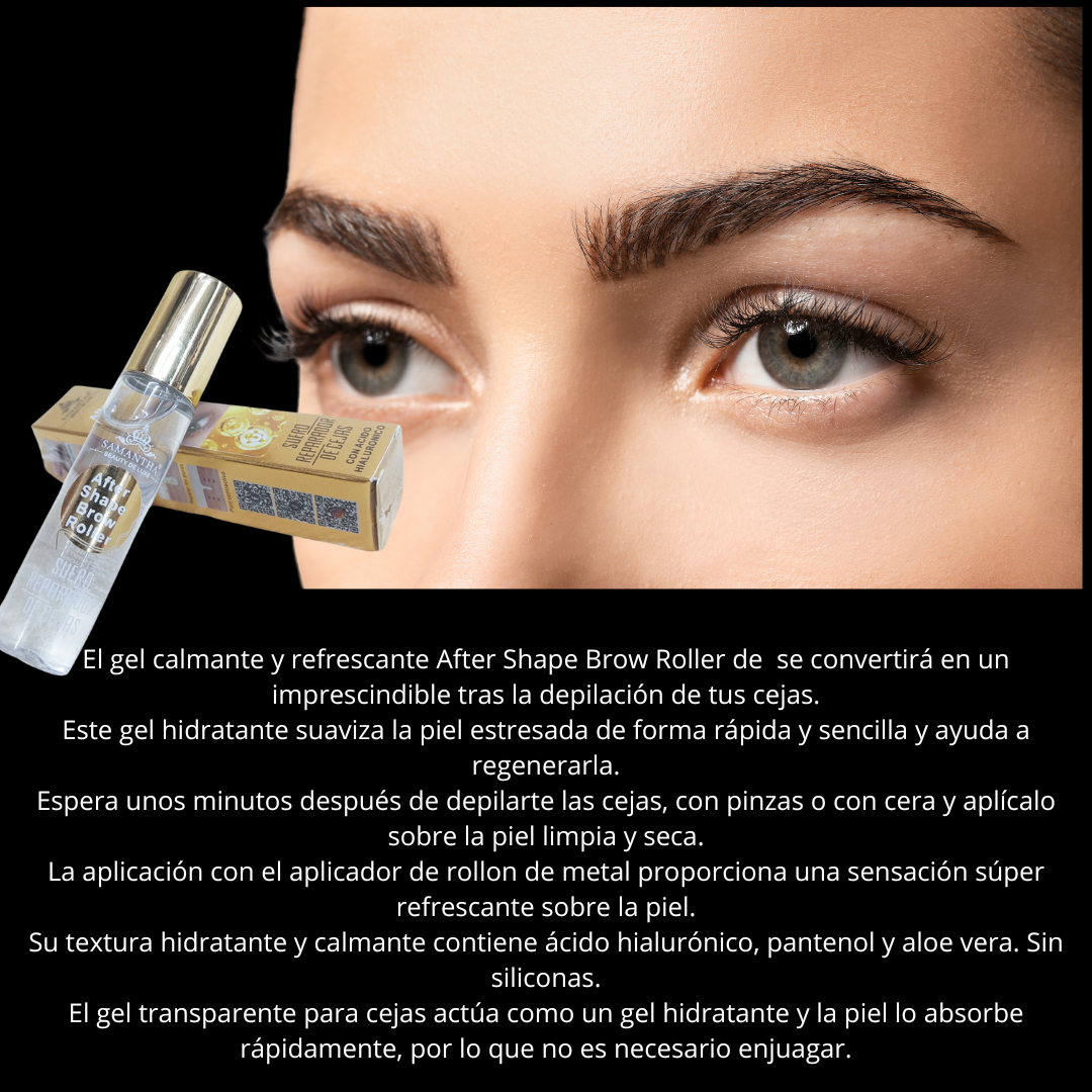 Suero Reparador y Calmante para Cejas (After Shape Brow Roller) con Ácido Hialurónico