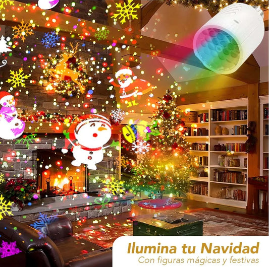Mini proyector navideño